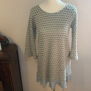Altard State Knit Dress with Pleated Hem